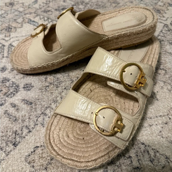Tory Burch Women's Selby Espadrille Slide Sandals - Picture 2 of 6